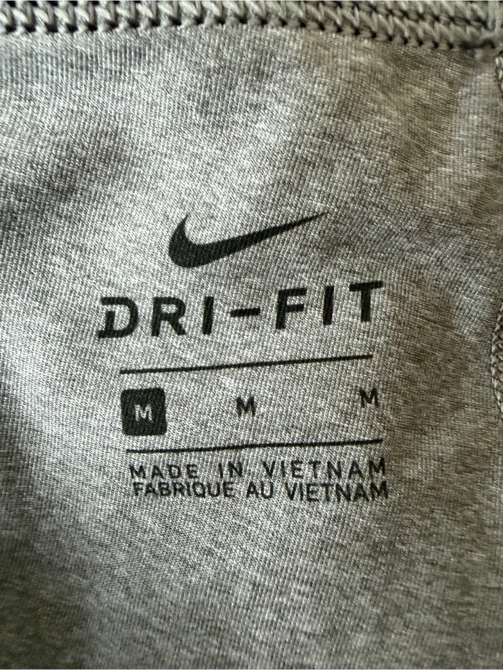 Nike Pro tights boys big kids gray dri-fit base layer training size M CK4546